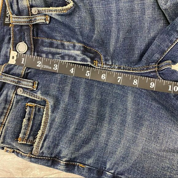 NWT BLANK NYC The Bowery Distressed Bootcut Jeans - Picture 10 of 13